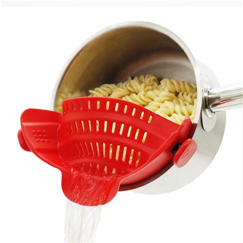 Universal Silicone Clip On Pot Strainer Altcookinghub Altcooking Hub