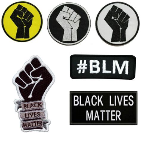 Blm Black Lives Matter Sewiron On Patch Blm Racial Equality Protest