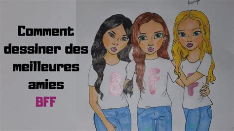 Comment Dessiner Des Meilleures Amies Youtube