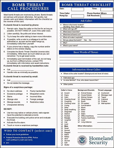 Whether the bomb threat is made via phone, handwritten note, email, or other means, the dhs bomb threat checklist provides instructions on how to respond to a bomb threat and a comprehensive list of information that will assist law enforcement in a bomb threat investigation. Aluminium Plant Safety: "3 BOMBS are set to go off @ 11:30 ...