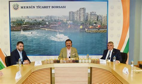 Mersin Ticaret Borsasını ziyaret