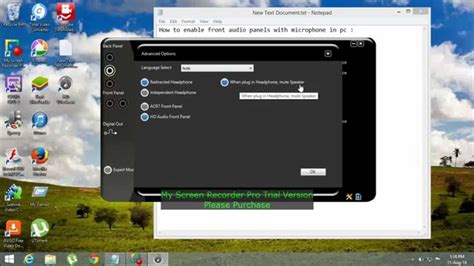 How to enable and disable network discovery in windows 10. How to enable Front and Rear Audio Panels Sound~Microphone ...