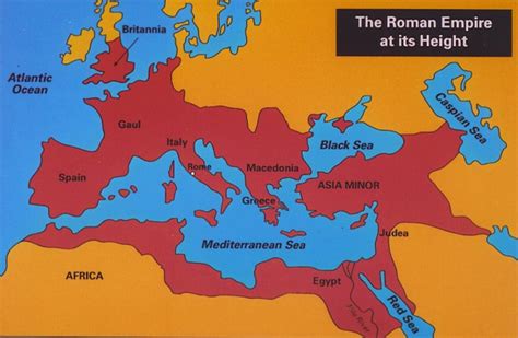The Ancient Roman Empire Map