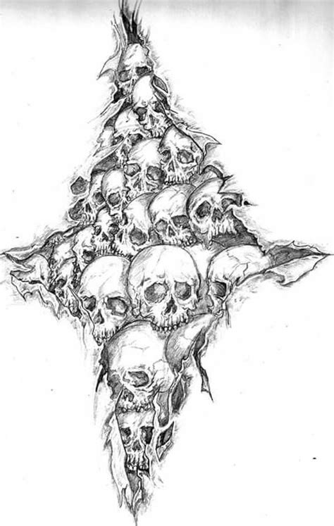 Pin By Vero On Dibujos Skull Art Tattoo Dark Art Tattoo Skull Art Drawing