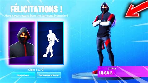 Comment Avoir Le Skin Ikonik Gratuitement Sur Fortnite😯 Youtube