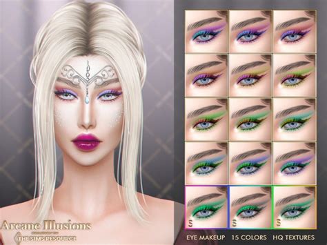 Julhaos Cosmetics Arcane Illusion Eye Makeup The Sims 4 Catalog