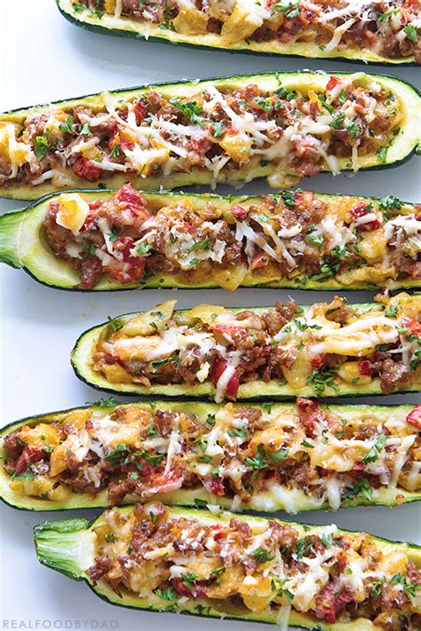 This has become a favorite in my house! How to make Stuffed Zucchini Boats