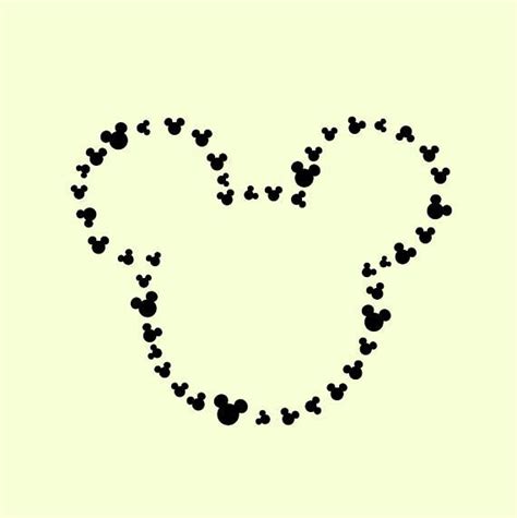 Mickey Heads Outline Svg Mickey Mouse Svg Disney Svg Files For Disney
