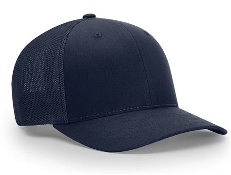 Richardson Caps Flexfit 6 Panel Mesh Back Cap Wholesale Blank Caps