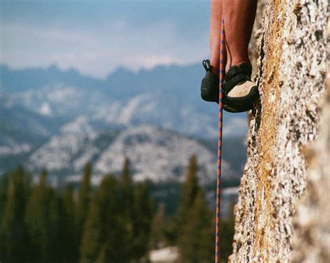 Rock Climbers Feet By Hutch Axilrod