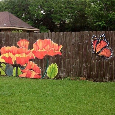 11 Smart Ways How To Makeover Painting Backyard Fence In 2020 Garden