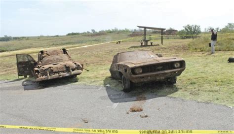 Decades Old Sunken Cars Found In Foss Lake Oklahoma Found To Contain