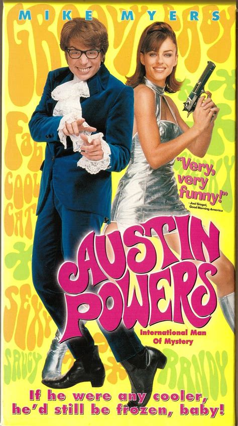 Austin Powers International Man Of Mystery Vhs Mike Myers Elizabeth