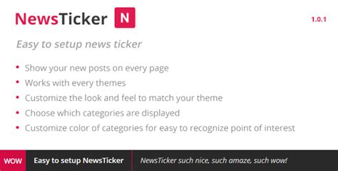 Download Free Newsticker Easy To Setup News Ticker Customizer Ea