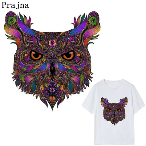 Prajna Anime Owl Iron On Transfer For Clothes Easy Print Pyrography