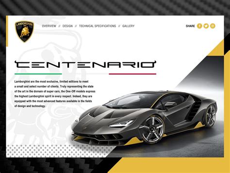 Lamborghini Centenario By Nuthon On Dribbble