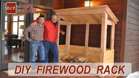 How To Build A Firewood Rack Youtube