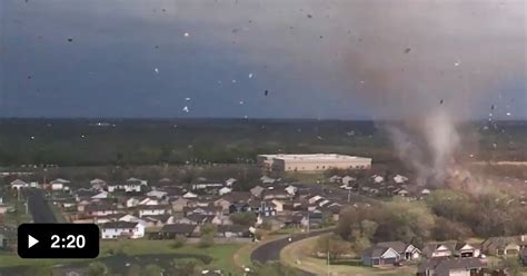 Incredible Drone Footage Of Tornado Destruction From Storm Chaser Reed
