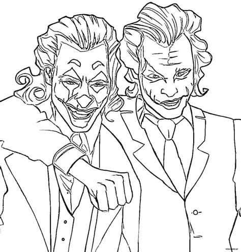 Joker Aterrador Para Colorear Imprimir E Dibujar Dibujos Colorearcom