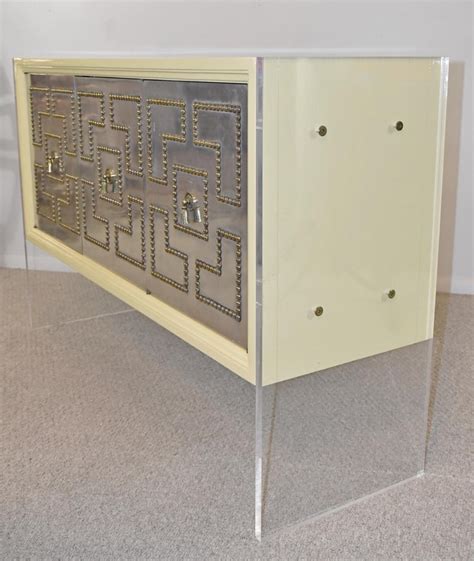 Hollywood Regency Acrylic Credenza For Sale At 1stdibs