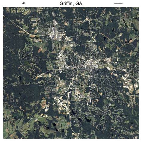 Aerial Photography Map Of Griffin Ga Georgia