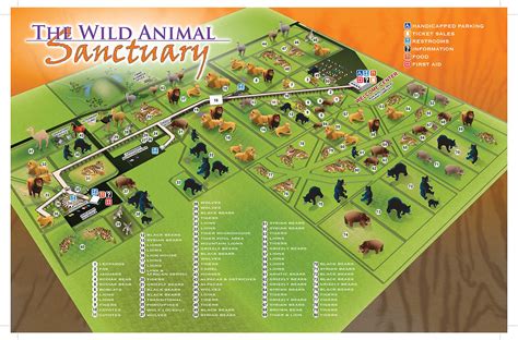 The Wild Animal Sanctuary Keenesburg Co Layout
