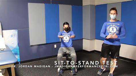 Sit To Stand Test Youtube