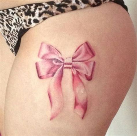 Pin By Nicole Ashe On Tattoos Pink Bow Tattoos Girly Tattoos Bow Tattoo