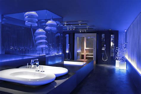 Cuarto De Baño Moderno Con Iluminación Regulable Decoración De Unas