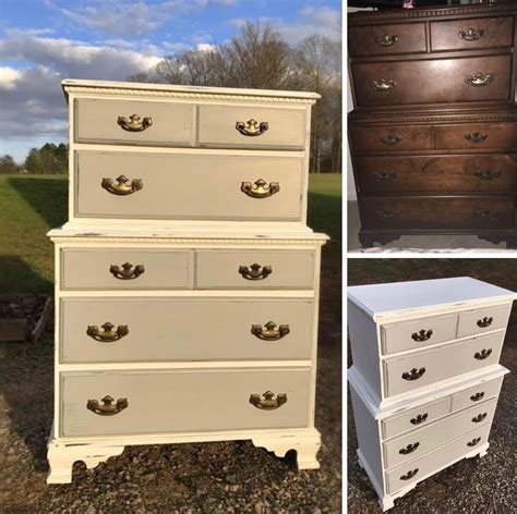 Before And After Chalk Painted Chest Furniture Projects Painted