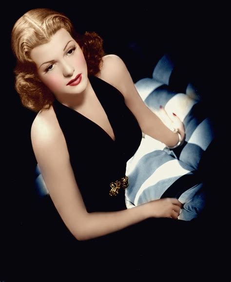 Rita Hayworth Color By Brendajm Copyright 2018 Hollywood Hollywood