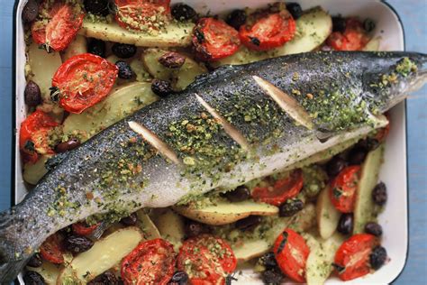 Mediterranean Fish With Olives And Tomatoes