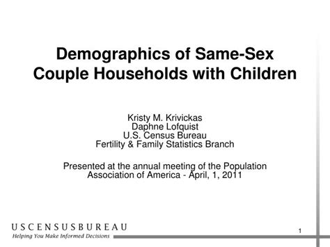 Ppt Demographics Of Same Sex Couple Households With Children