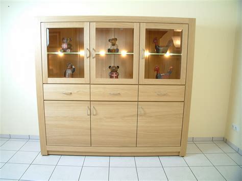 Bauen sie ihren schreibtisch individuell auf. Highboard / kleiner Schrank / Wohnzimmerschrank Eiche modern, hell, massiv, geölt oder lackiert ...