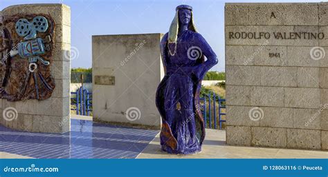 The Monument Dedicated To The Memory Of Rodolfo Valentino Editorial