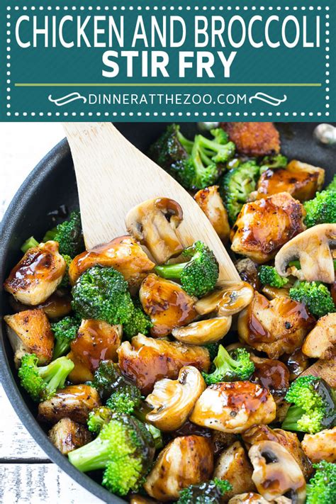 This fast and easy asian keto stir fry has just five ingredients: Chicken and Broccoli Stir Fry - Dinner at the Zoo
