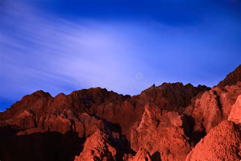 Red Rocks At Night Stock Image Image Of Jujuy Orange 17354025