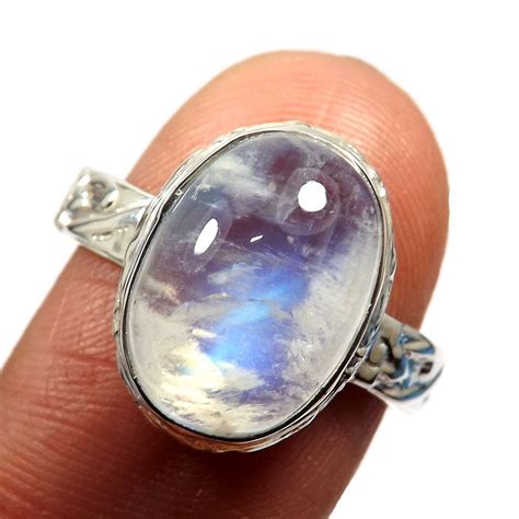 Rainbow Moonstone Sterling Silver 925 Cheap Ring Wholesale Price