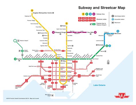 Map Of Toronto Metro Metro Lines And Metro Stations Of Toronto