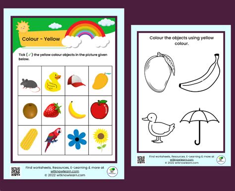 6 Pages Of Fun And Educational Colouring Worksheets For Nursery