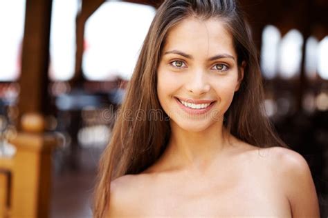 Natural Brunette Stock Image Image Of Gorgeous Care 20285525