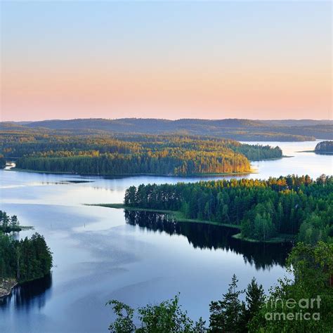 Landscape Of Saimaa Lake Photograph By Aleksey Stemmer Pixels