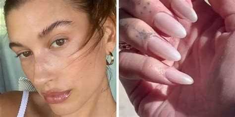 here s how to recreate hailey bieber s go to glazed donut nails womanly news