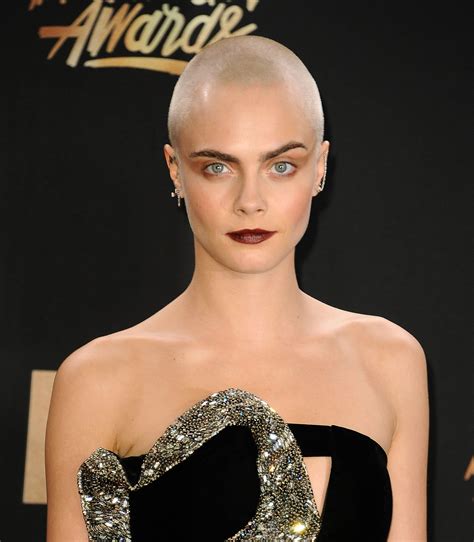 For fans of cara delevingne! Cara Delevingne "Tattooed" the Back of Her Head for the ...