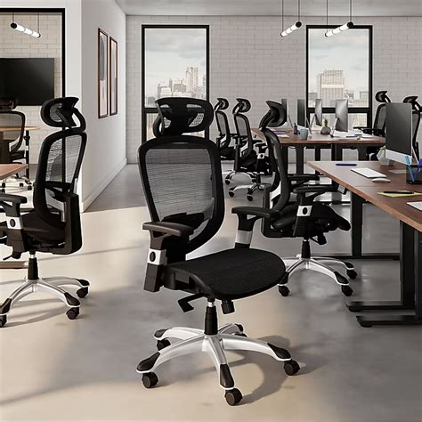 Union And Scale™ Flexfit™ Hyken Ergonomic Mesh Swivel Task Chair Black