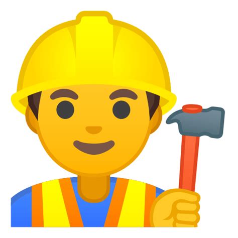 Emoji Emoticon Hat Smiley Construction Worker Png Clipart Images And
