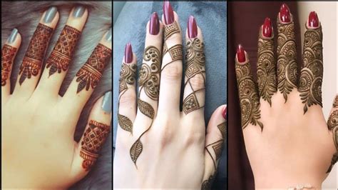 Elegant And Stylish Fingers Mehndi Henna Designs 2020 Eid Special Mehndi