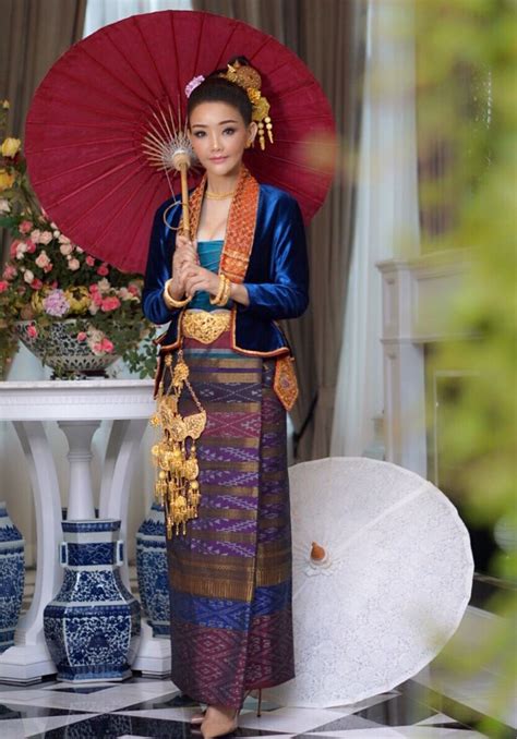 Thai Dresses Thailand Thai Girl ชุด นางแบบ แฟชั่นผู้หญิง