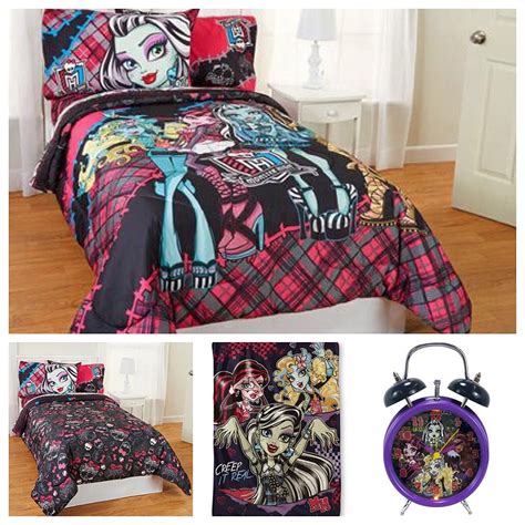 Get great deals on ebay! Monster High 7 Piece Kids Bedding Set with Reversible ...