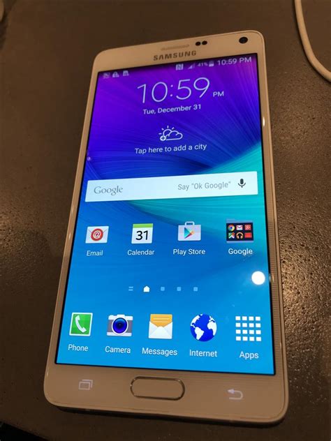 Samsung Galaxy Note 4 Atandt White 32gb N910a Luco81888 Swappa